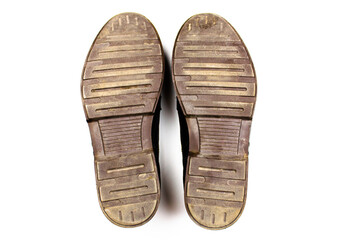 Shoe sole. Shoe soles, repair, restoration. Shoe sole repair,heel of a man's shoe