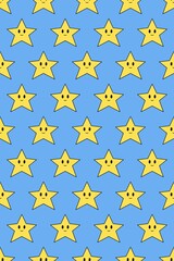 seamless pattern with stars