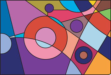 colorful abstract art for wall decoration