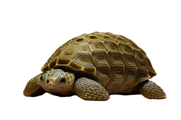 tortoise isolated on transparent background - obrazy, fototapety, plakaty