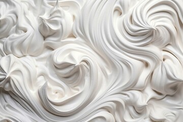 background of whipped cream. Generative AI