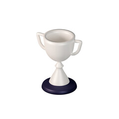 silver trophy cup