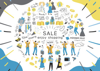 セールに使いやすいイラスト素材集