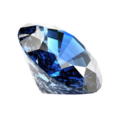 sapphire diamond isolated on transparent background,transparency 