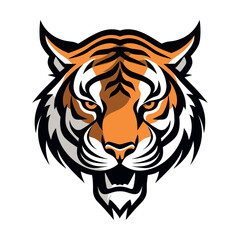 Majestic Bengal Tiger Heraldic Crest Design for Distinctive Brand Identity