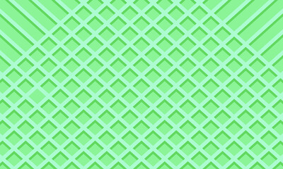 Vector green abstract seamless rounded square grid pattern background design