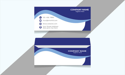 Naklejka premium New creative and modern envelope design template mockup