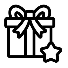 Gift Line Icon