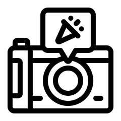 Camera Line Icon