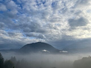 Mountain View with Storms