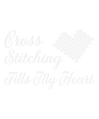 Cross Stitch Fills My Heart Svg Design
These file sets can be used for a wide variety of items: t-shirt design, coffee mug design, stickers,
custom tumblers, custom hats, printables