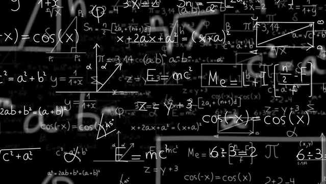 Math Formula On The Blackboard