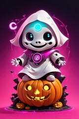 halloween pumpkin with a pumpkin