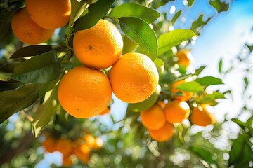 Orange Fruit on Tree.