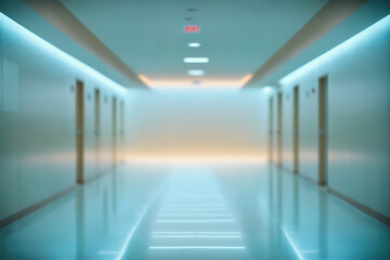 Obraz premium The defocusing effect of modern architectural background