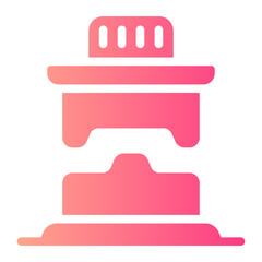 press machine Gradient icon