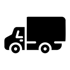 cargo truck Solid icon