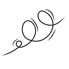 illustration of blowing wind