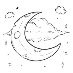 halloween outline decoration