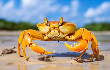 Yellow land crab.
