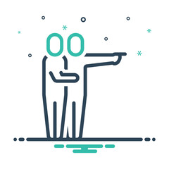 Mix icon for indicate