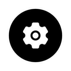 Fototapeta na wymiar setting circular glyph icon