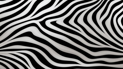 Fototapeta na wymiar a black and white photo of a zebra's stripes. generative ai