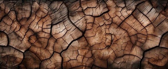 the intricate patterns in tree bark. generative AI
