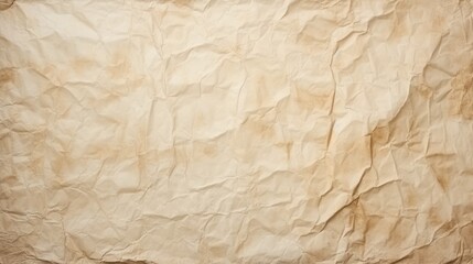 Obraz premium white old crumpled paper on empty sheet background. copy text space.