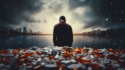 A Man with a Pill Addiction