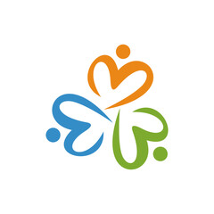 People Logo Design Vector Template