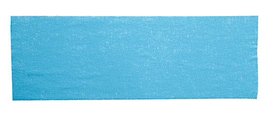 light blue crumpled torn tape isolated on transparent background. - obrazy, fototapety, plakaty