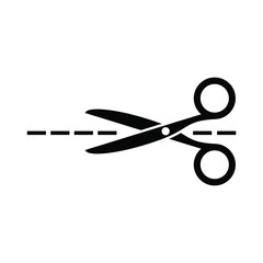 Scissors Icon Vector Design Template