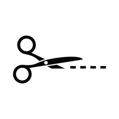 Scissors Icon Vector Design Template