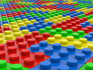 Fototapeta premium Toy blocks background