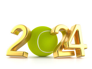 Tennis ball new year