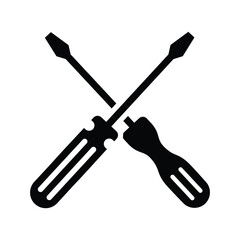 Screwdrive Icon Vector Design Template