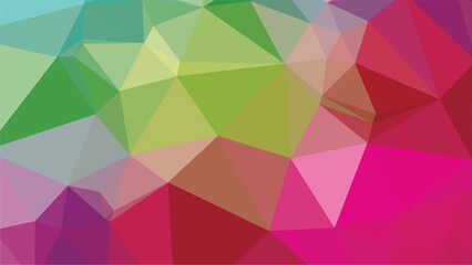 Multicolor polygon pattern. Low poly design. Vector illustration
