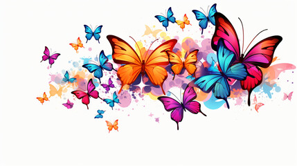 Color butterfly