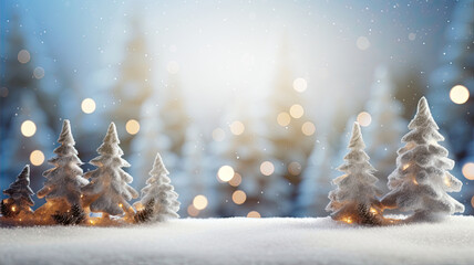 Fototapeta na wymiar Christmas background with christmas baubles, gifts decoration - Xmas theme