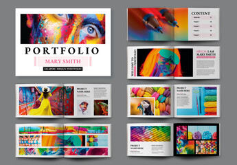 Colourful Portfolio Layout