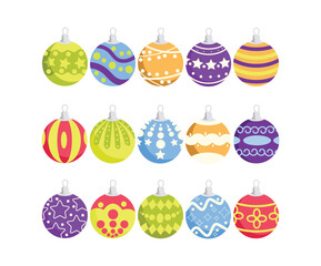 christmas balls set