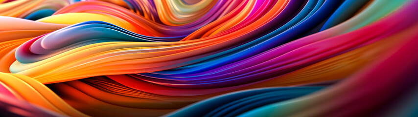 Abstract liquid texture. modern background. AI Generated