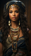 Graceful Portrait of an African Woman
