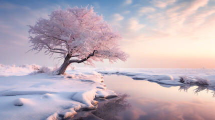 Amazing winter landscape