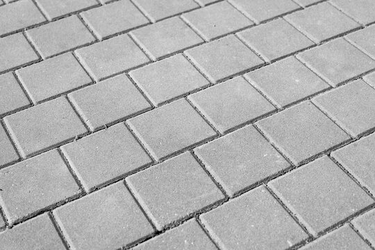 street cement block floor background