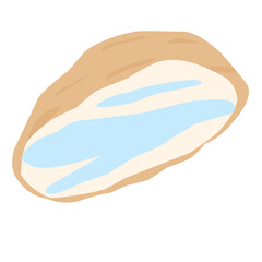 Hand draw of could bread 