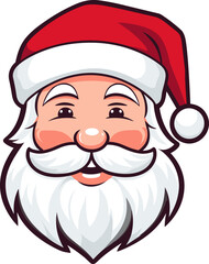 Santa Claus. Cartoon style. Vector illustration