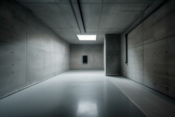 An emptiness in a concrete space. Generative AI