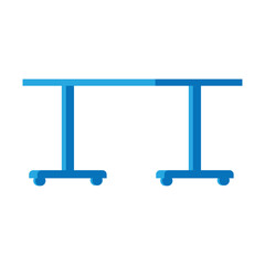 Office electric desk in a vector image.
